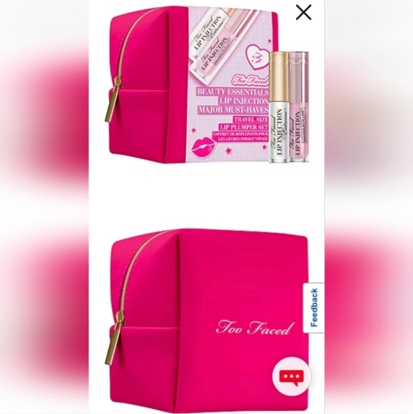 Too Faced Other - Too Faced Lip injection and Maximum Plump Lip Plumper Set With a Travel